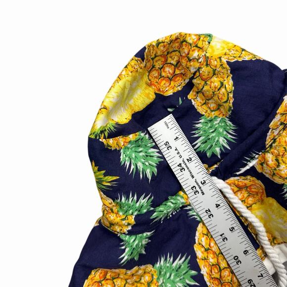 Panama Jack Reversible Bucket Hat Pineapple / White Sun Vacation Cruise - Picture 5 of 9